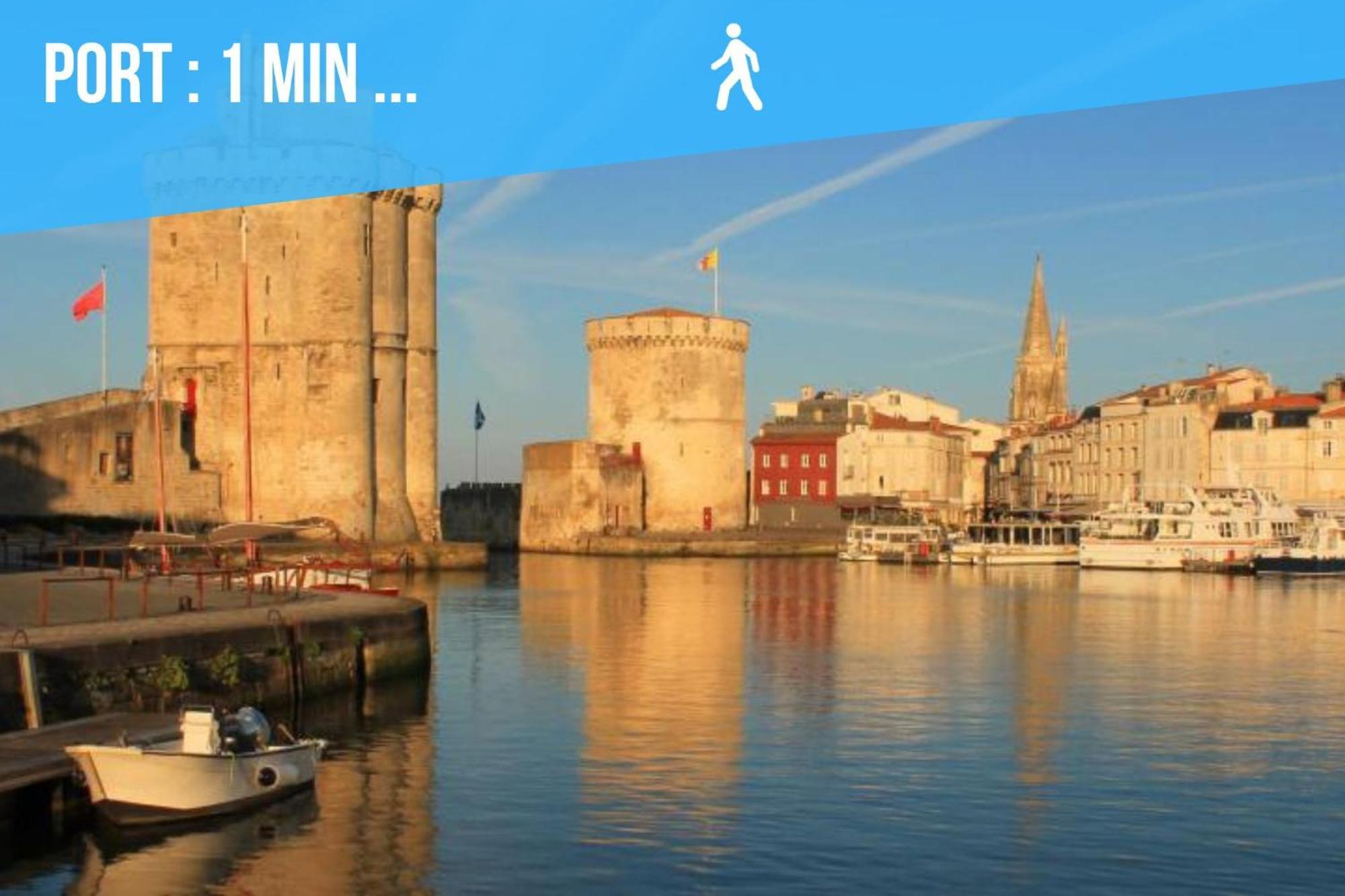 Caporizon-Le Perot-T2 Au Coeur Du Vieux Port 100M Plage La Rochelle  Bagian luar foto